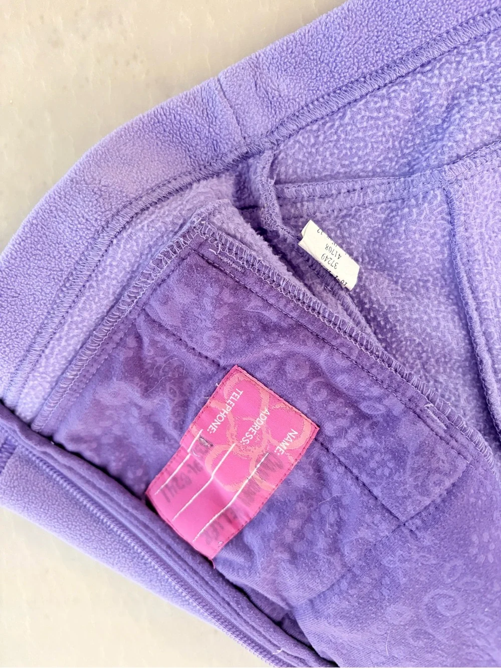 REI Kids Purple Fleece Jacket
